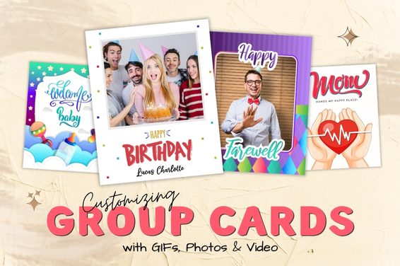 Customizing Group Cards with GIFs, Photos & Video