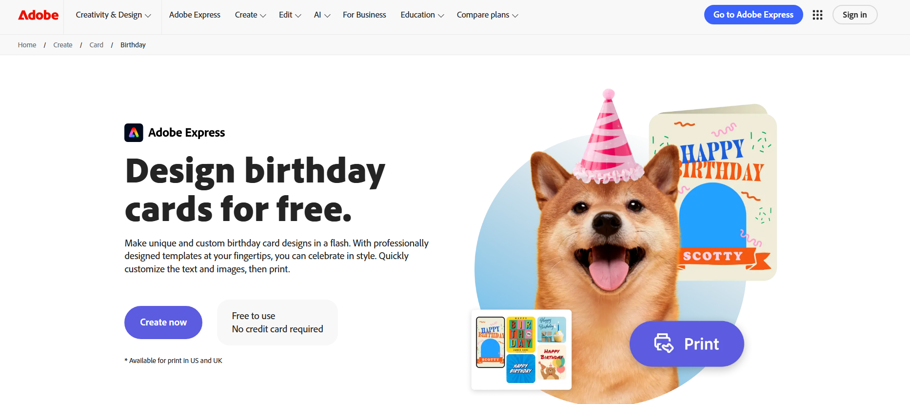 adobe birthday photo cards image