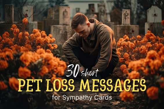 25 Short Pet Loss Messages for Sympathy Cards