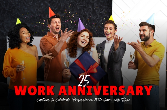 25 Work Anniversary Captions to Celebrate Professional Milestones with Style