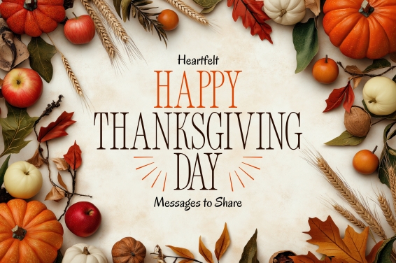 Heartfelt Happy Thanksgiving Day Messages to Share