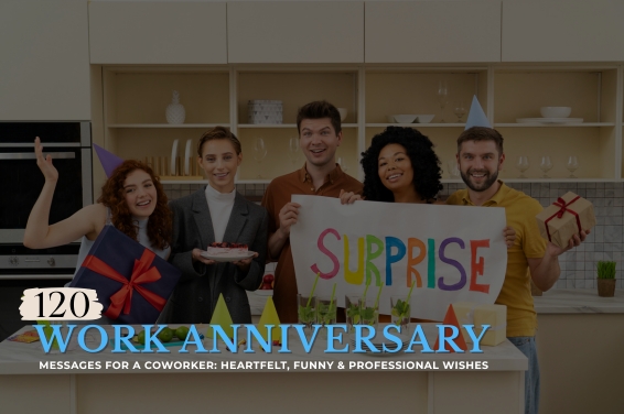 120 Work Anniversary Messages for a Coworker: Heartfelt, Funny & Professional Wishes to Celebrate Their Milestone