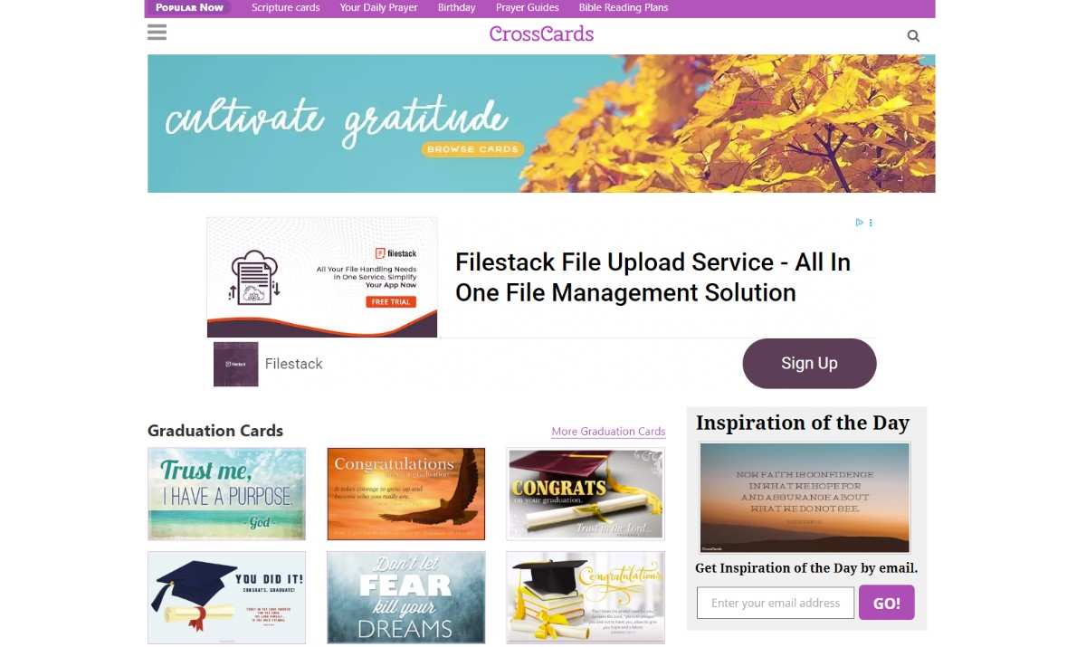 crosscards home page