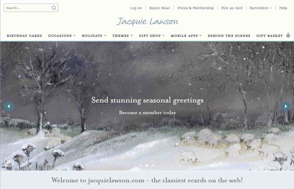jacquie lawson homepage