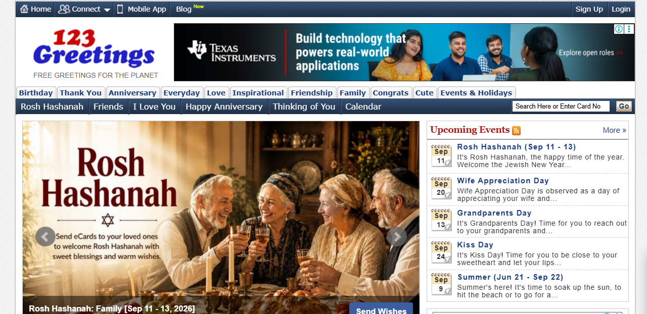 sendwishonline homepage cover image
