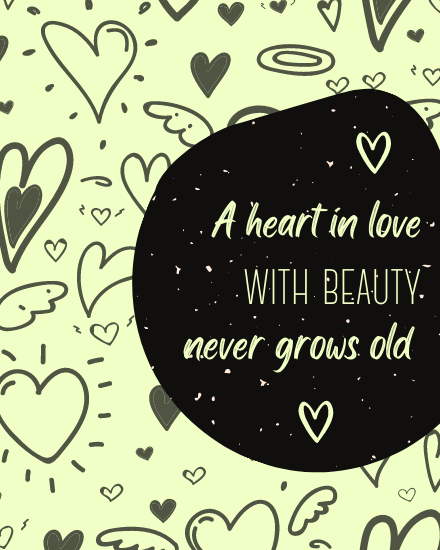 create free grows old group card