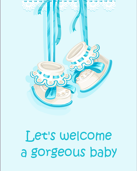 create free gorgeous baby group card