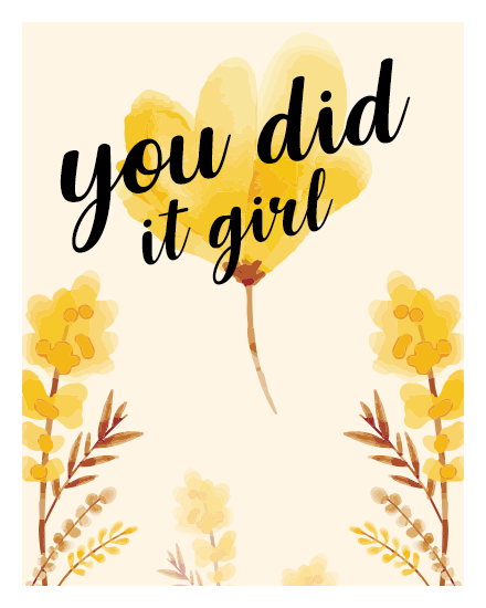 create free floral group card