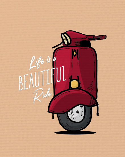 create free beautiful ride group card