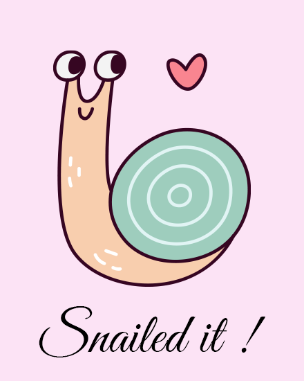 create free snailed it group card