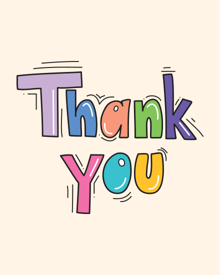 colourful typography