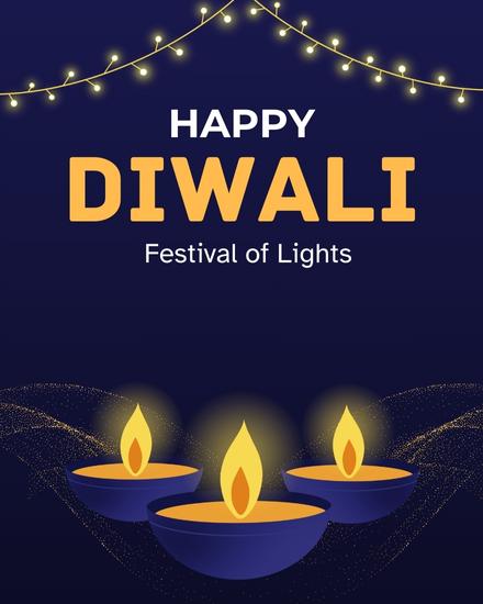 create free decoration lights  group card
