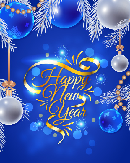 create free Christmas decoration group card