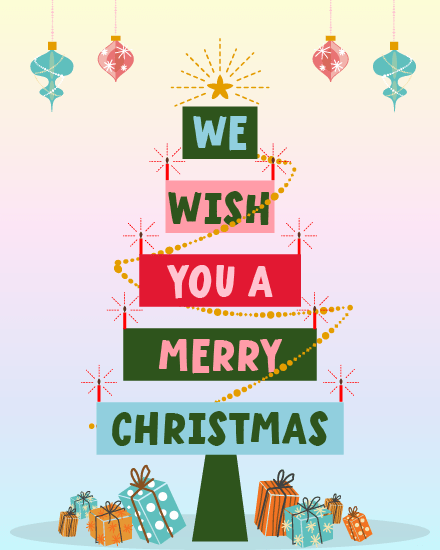 create free tree ornaments group card create free tree ornaments group card