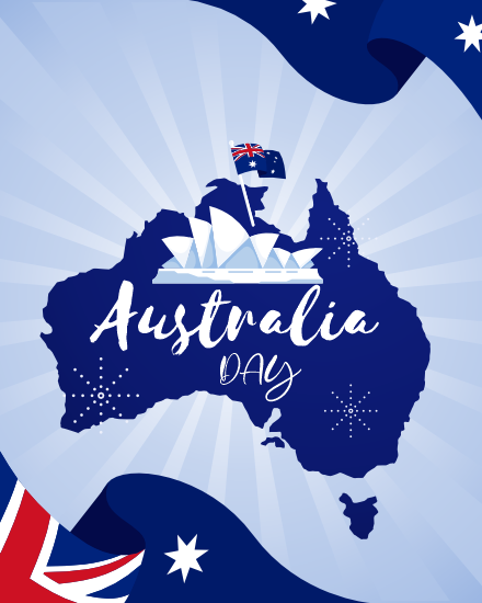 create free Australian map group card