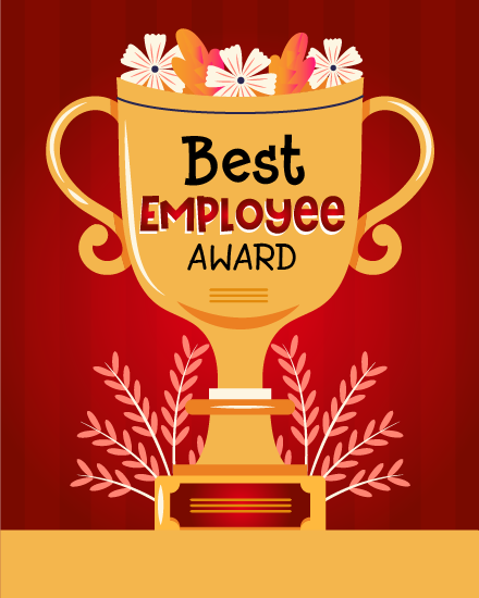 create free best employee group card