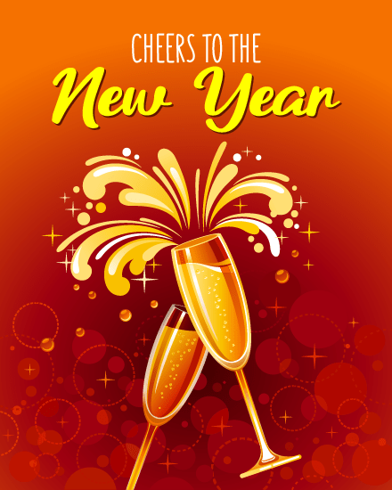 create free champagne group card
