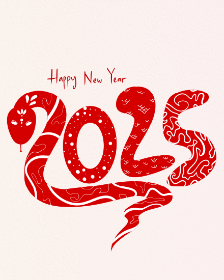 create free 2025 snake group card