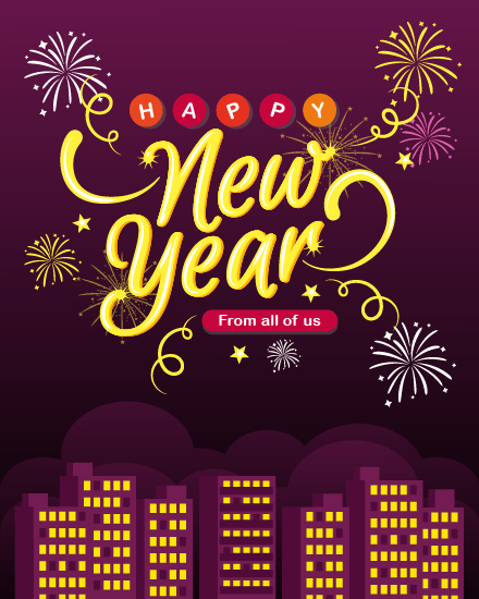 create free fireworks group card