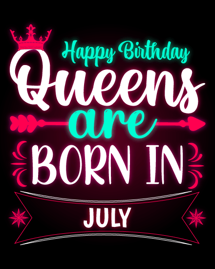 create free Born in July group card