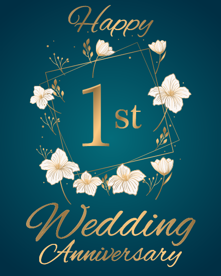 create free 1st year celebration group card