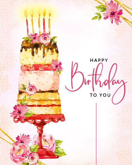 create free floral design group card