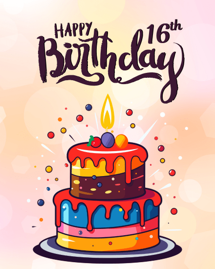 create free Colorful Cake group card