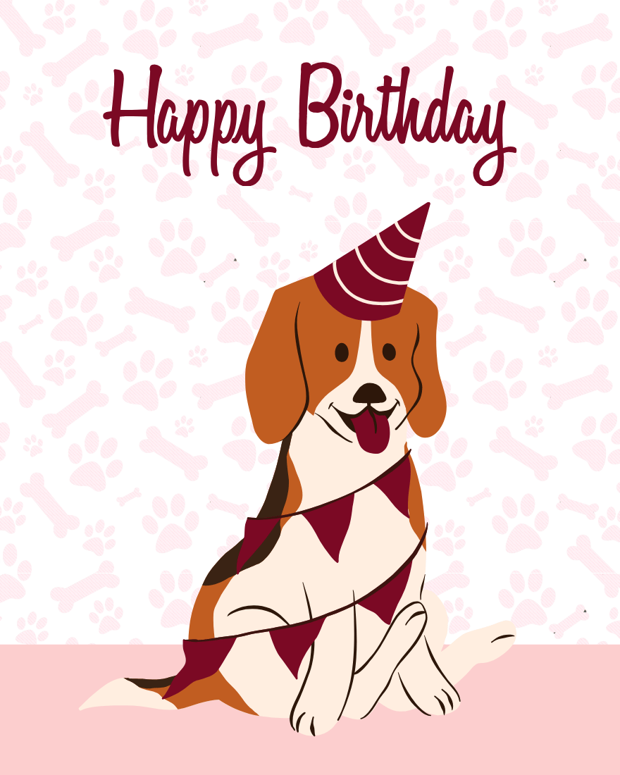 create free beagle group card