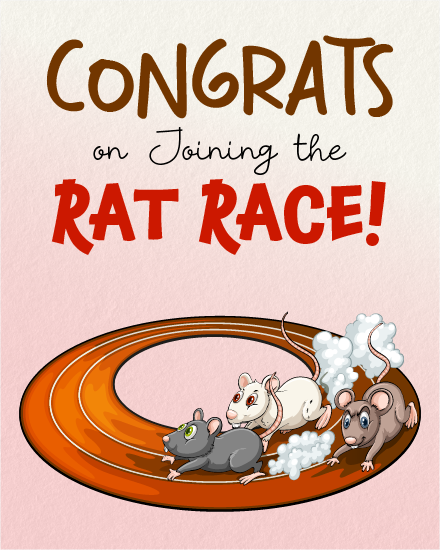 Congrats On New Job Success virtual New Job Congratulations card