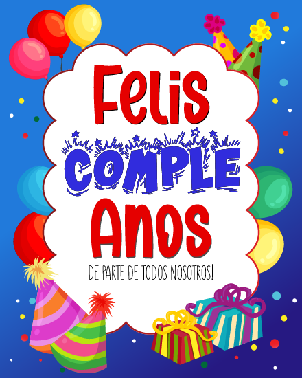 create free Colorful Gifts with hats group card