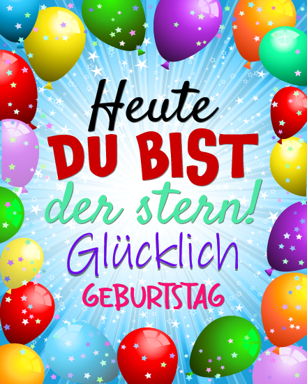 create free Heute du bist der Stern group card create free Heute du bist der Stern group card
