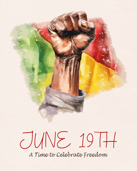 create free a time to celebrate freedom group card