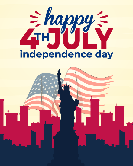 create free liberty skyline with american flag group card create free liberty skyline with american flag group card