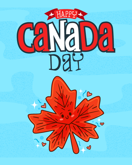 Maple Leaf Pride virtual Canada Day card