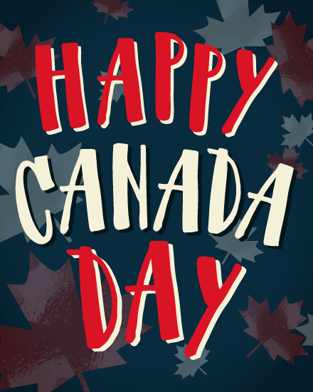 Wishing You Joy virtual Canada Day card