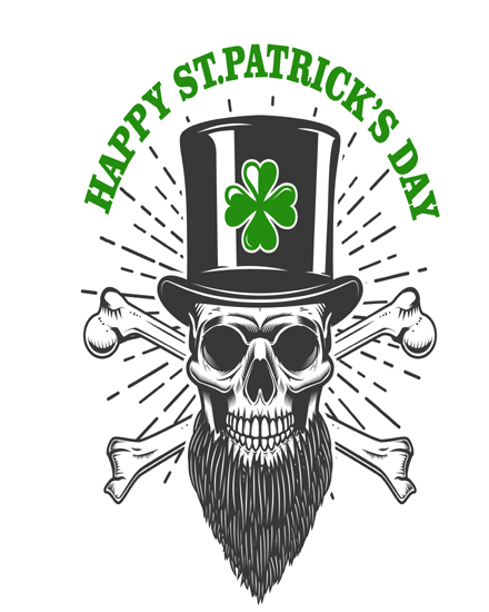 Saint Patrick virtual St. Patrick's Day card