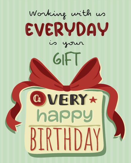 create free everyday is your gift group card