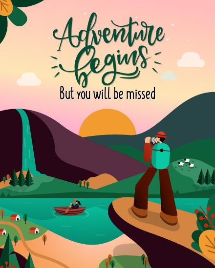 New Path Journey virtual Group Leaving card