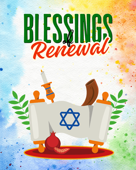 create free Blessings of Renewal group card