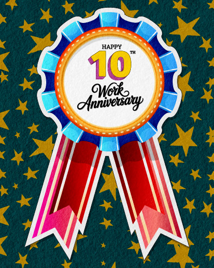 create free Teal Star Rosette group card