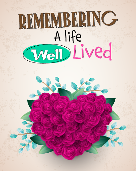 create free remembring a life group card create free remembring a life group card