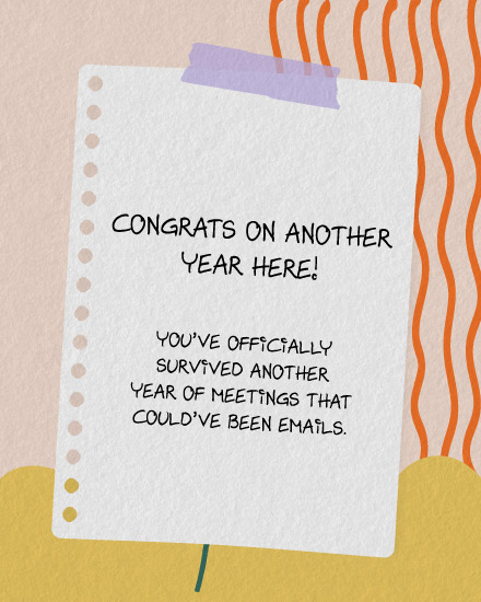 create free Taped Note Humor group card