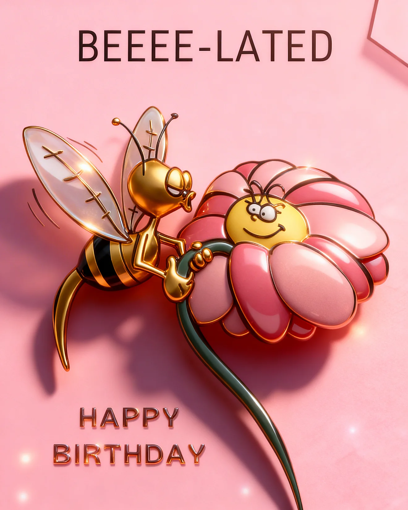Sweet Bee-lated Wishes