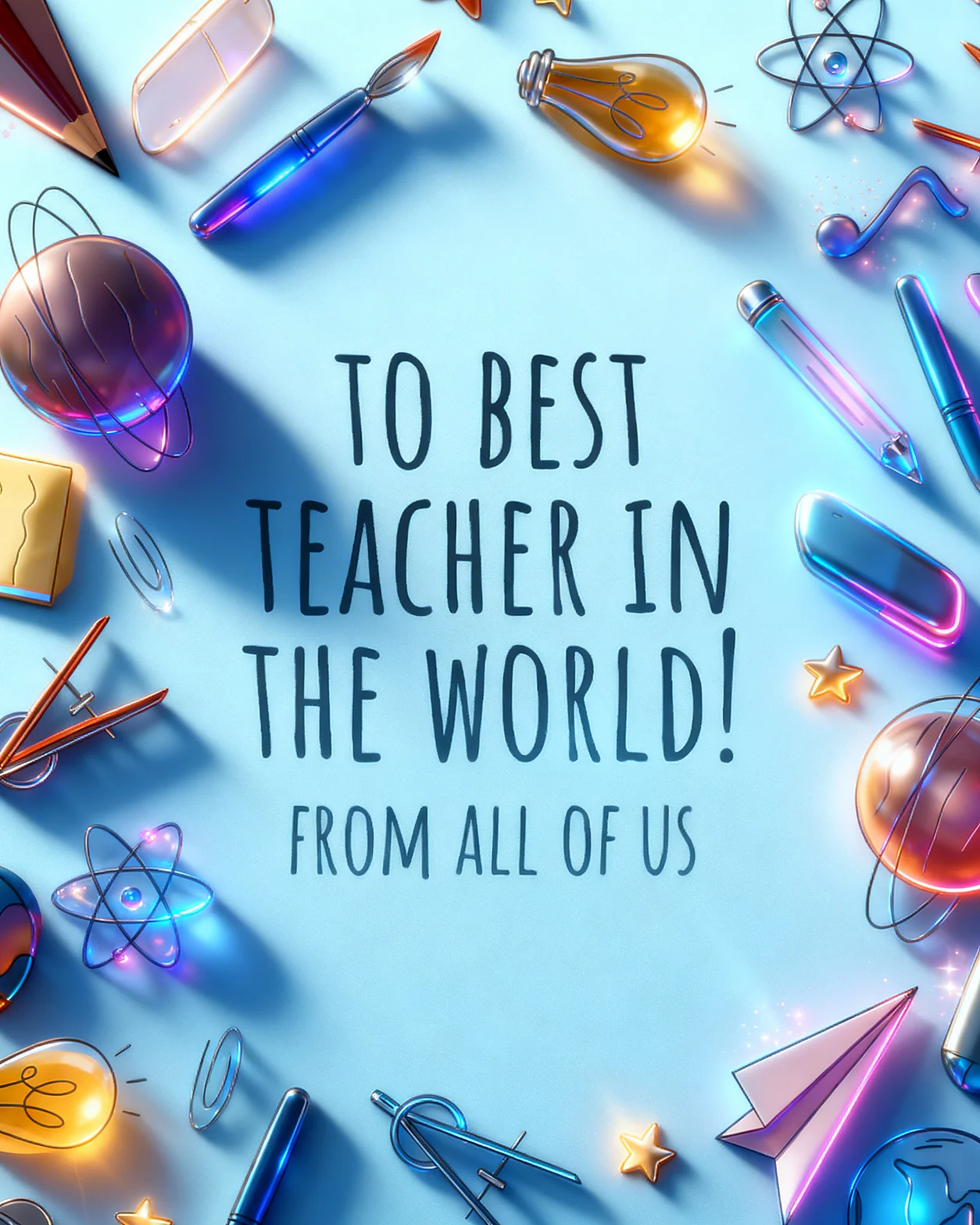 Team Appreciation for Teacher