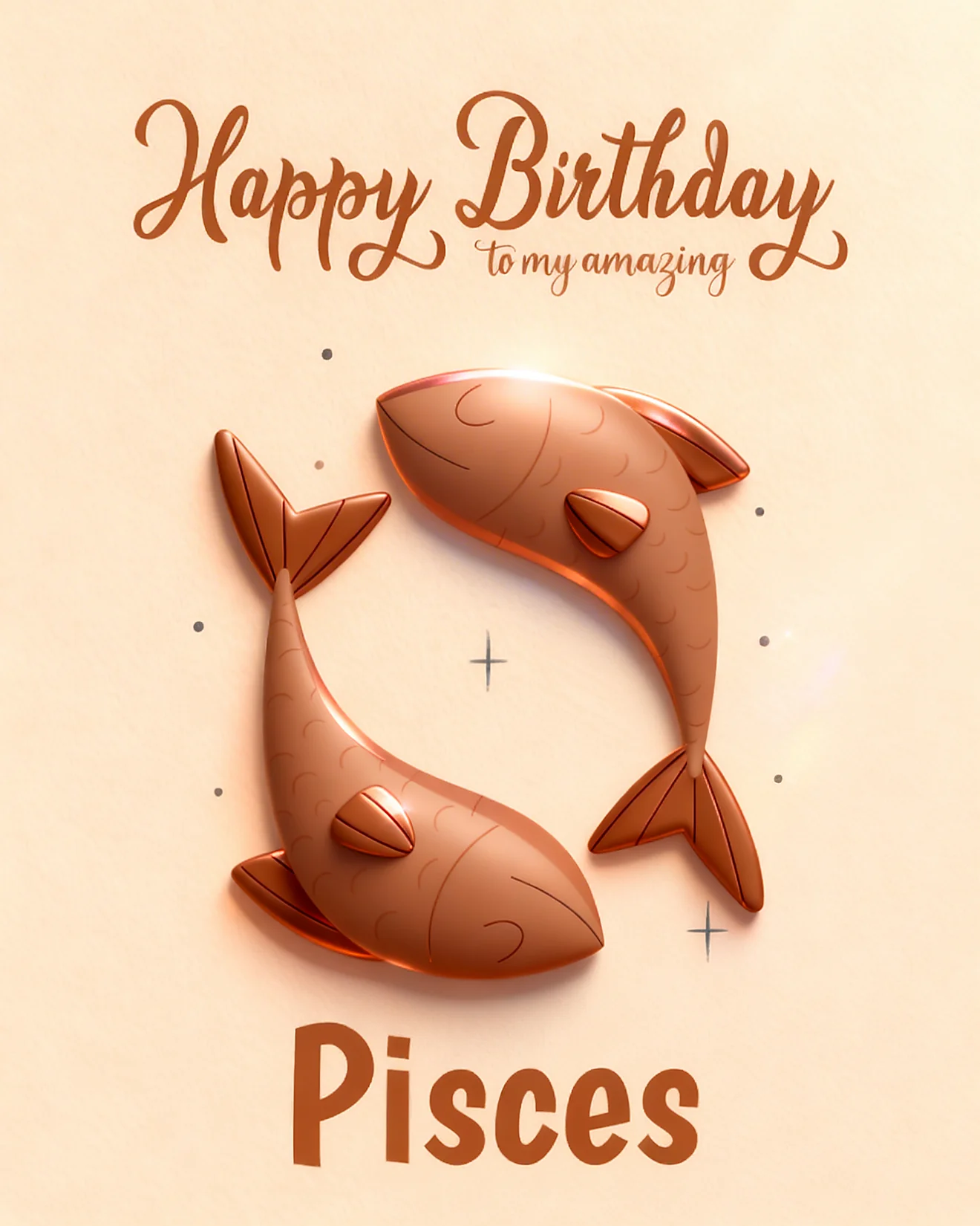 Bronze Twin Fishes