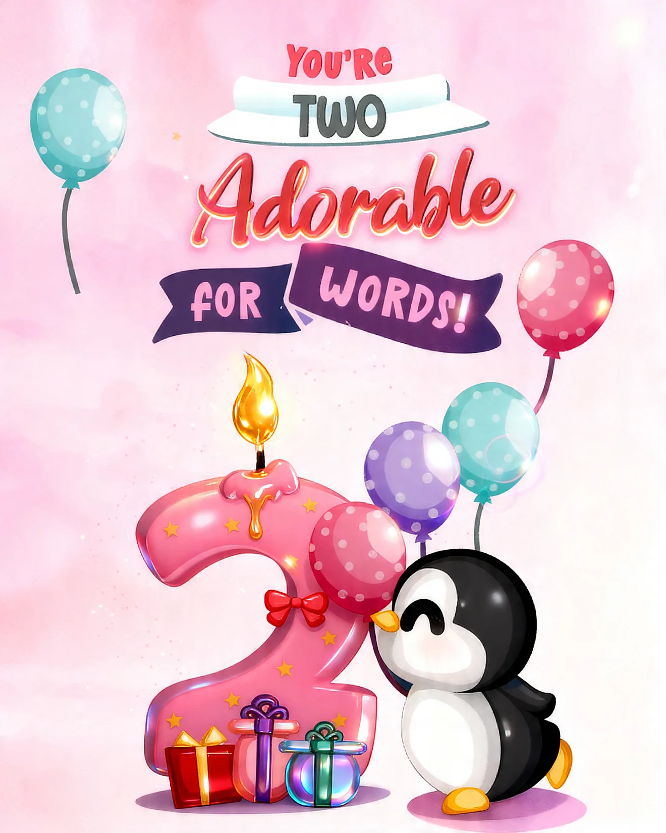 Two Adorable Penguin
