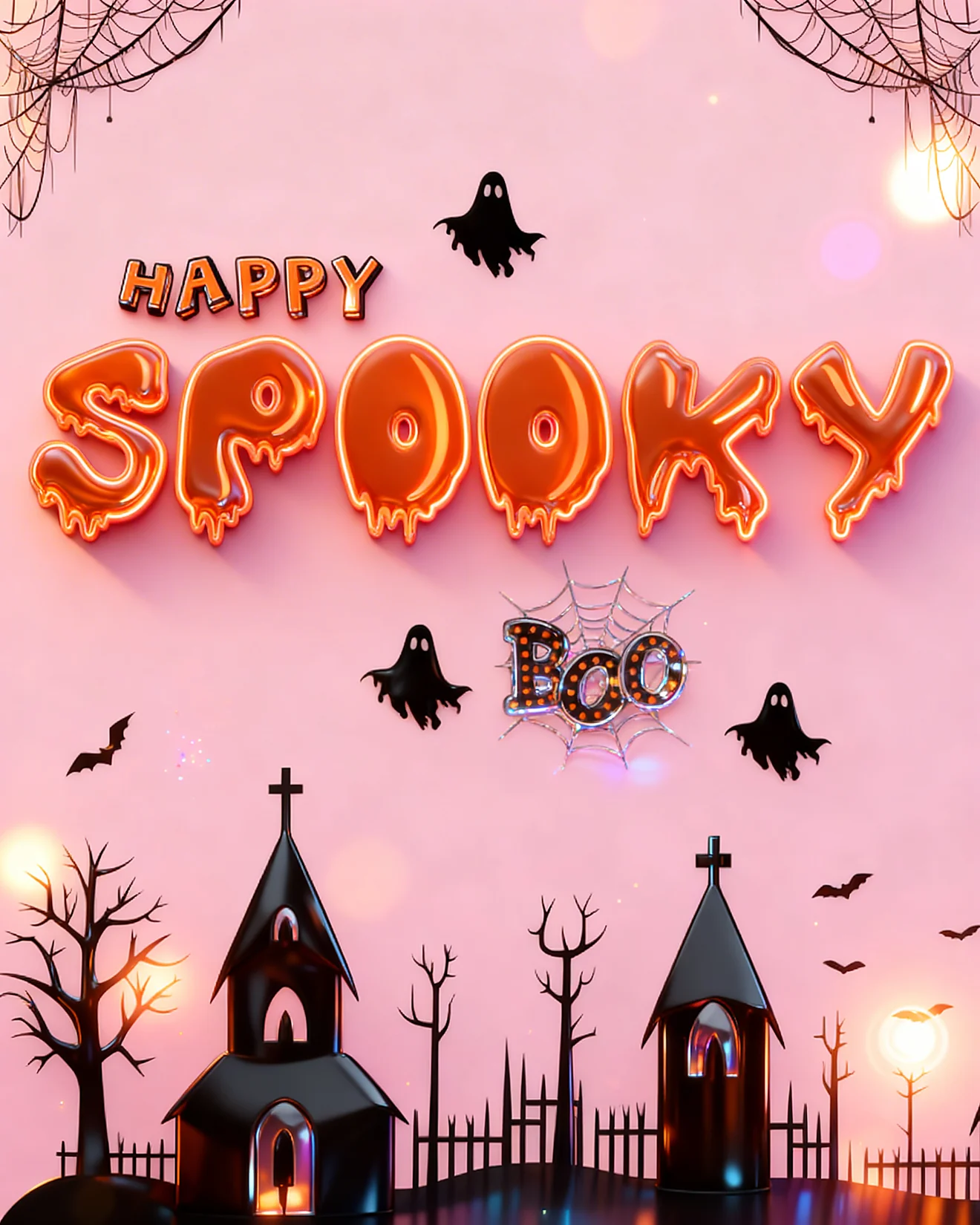 Thrilling Night Fun virtual Halloween card