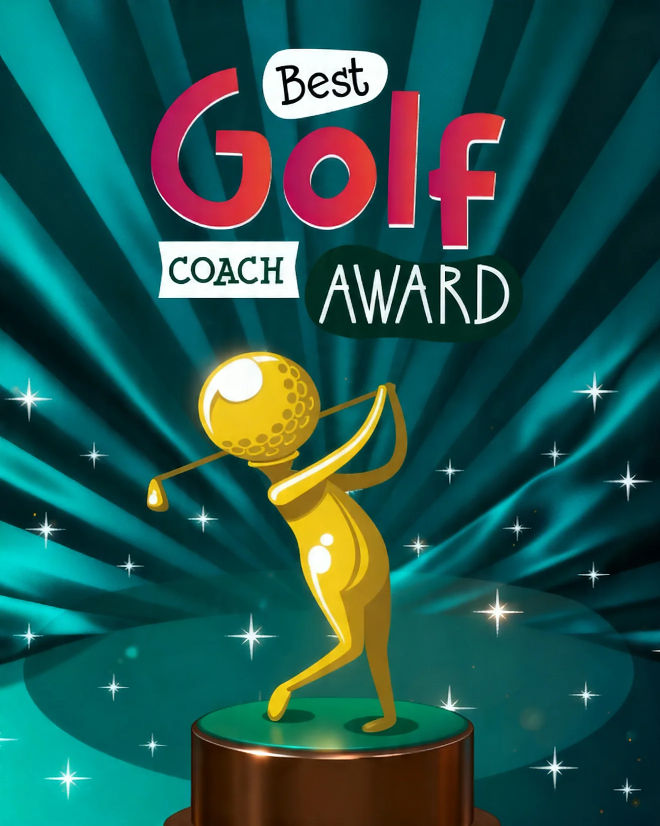 Master Of The Green virtual Employee Awards card