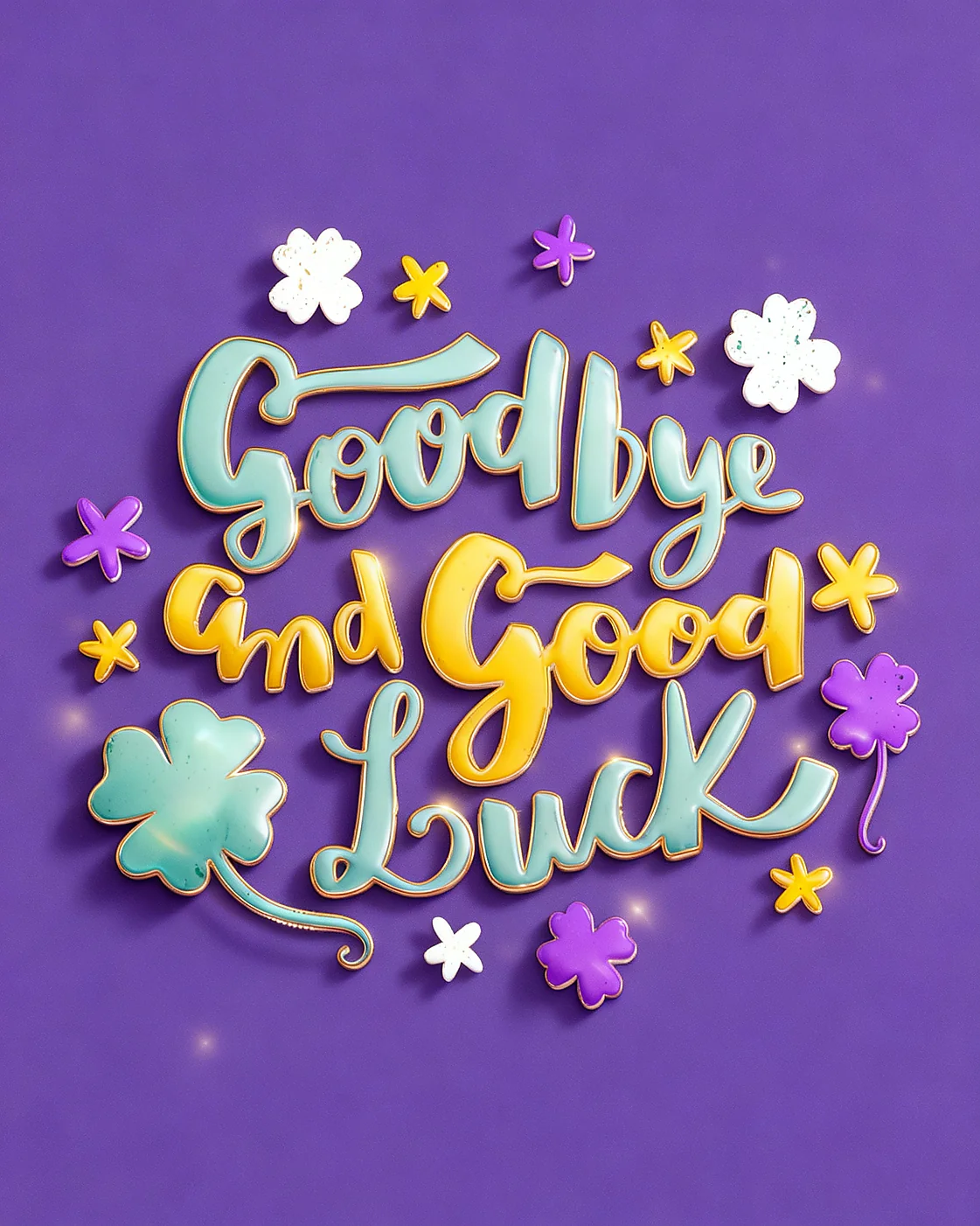 Lucky Farewell virtual Good Luck card