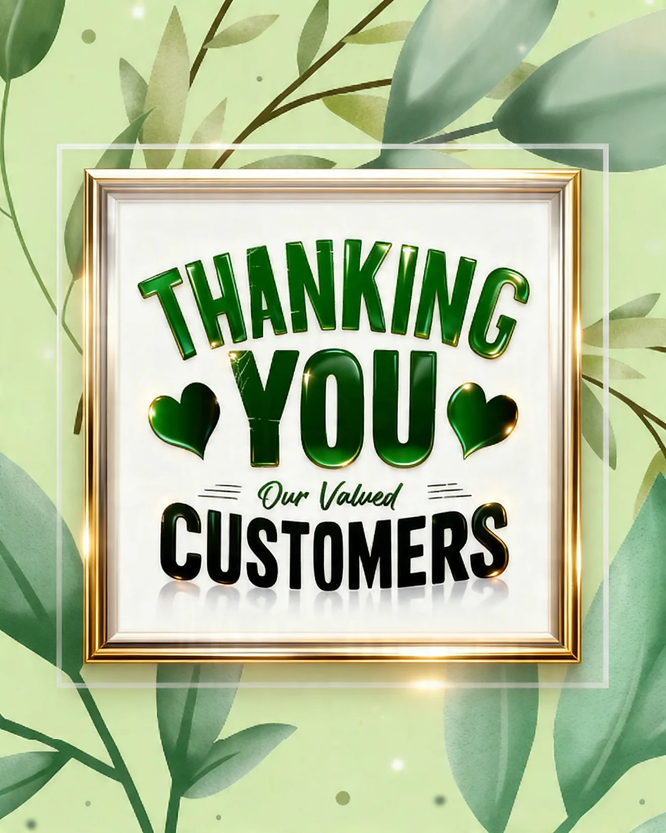Valued Loyalty Growth virtual Customer Appreciation card